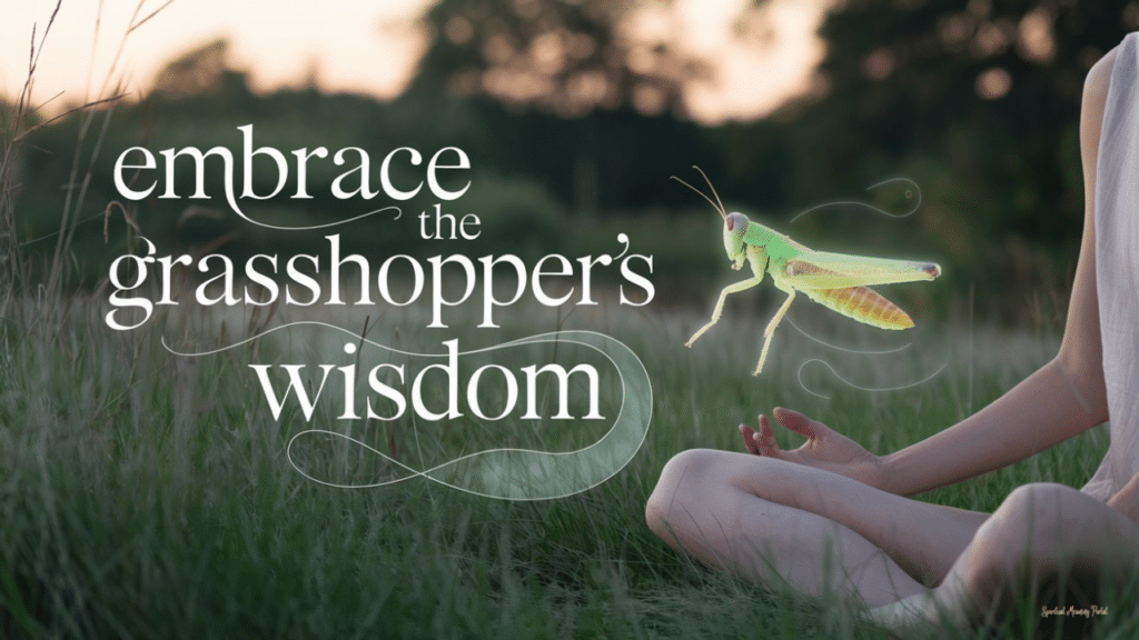 Practical Ways to Honor the Grasshopper's Spirit