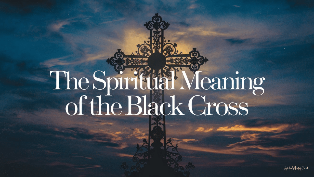 what does a black cross mean spiritually