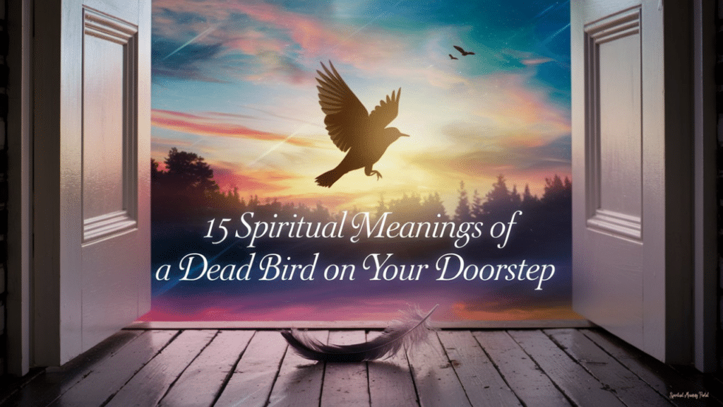 spiritual meaning of dead bird on doorstep