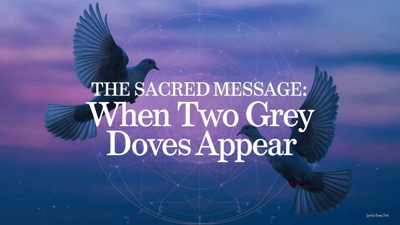 spiritual meaning seeing two grey doves