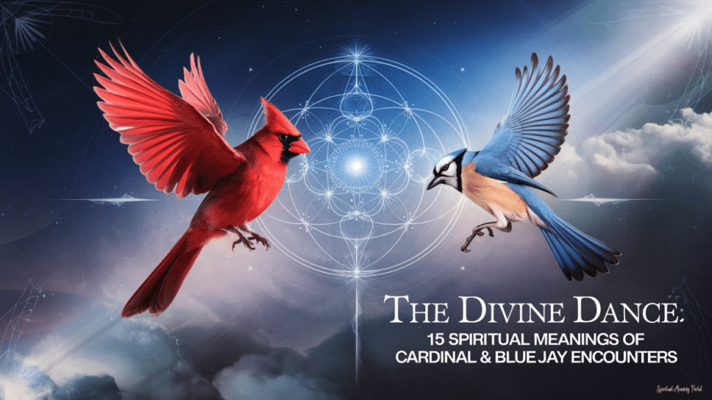 spiritual meaning seeing a cardinal and blue jay