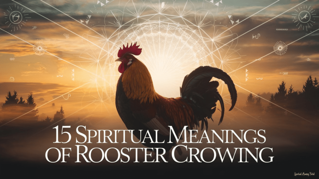 spiritual meaning of rooster crowing