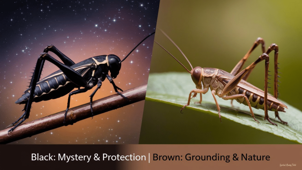 "Color Matters: Spiritual Interpretations of Black vs. Brown Crickets