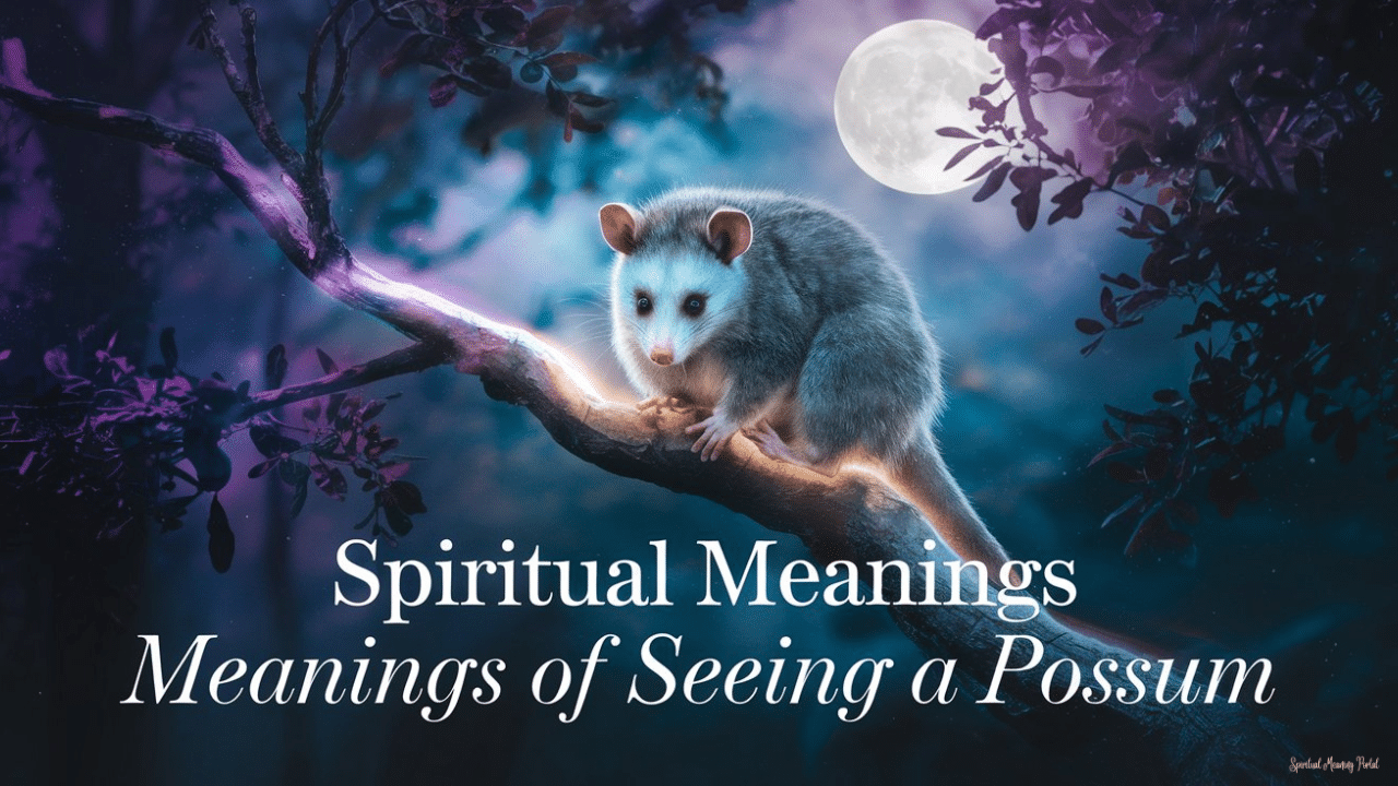 spiritual meaning seeing a possum