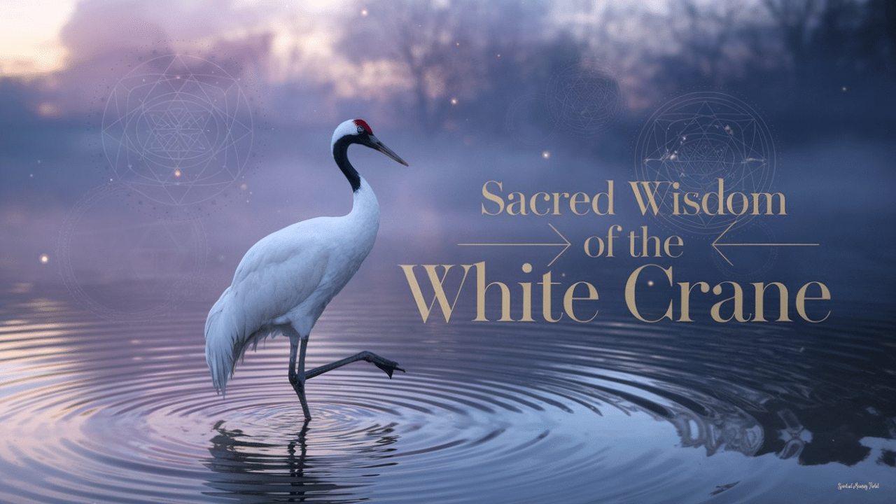 spiritual meaning white of crane