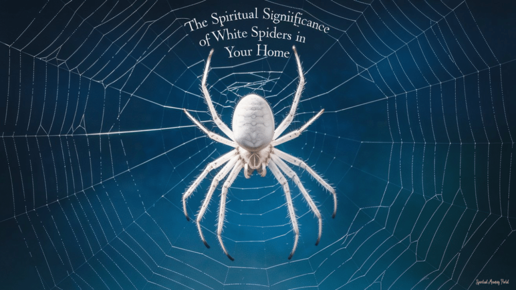 spiritual meaning of white spiders in house