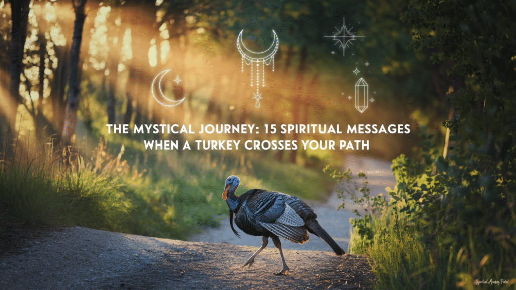 spiritual meaning of turkey crossing your path