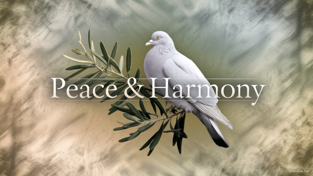 "Harbinger of Peace and Harmony" 