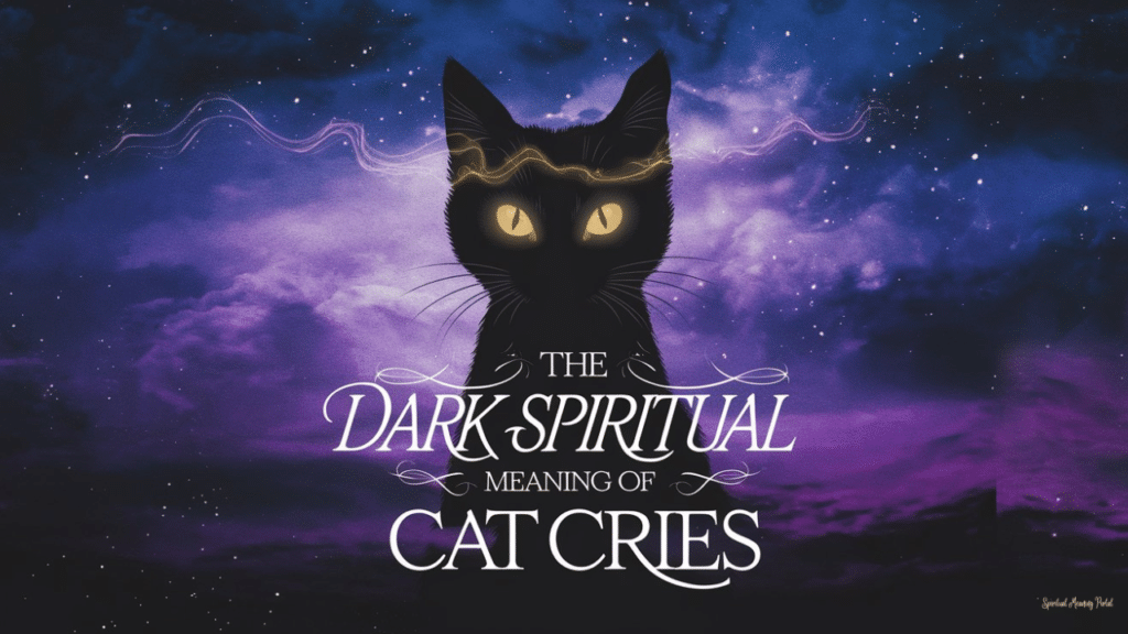 spiritual meaning of hearing a cat cry