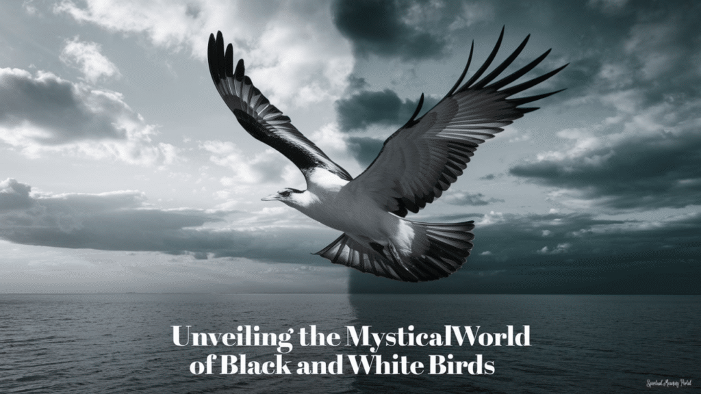 black and white bird spiritual meaning