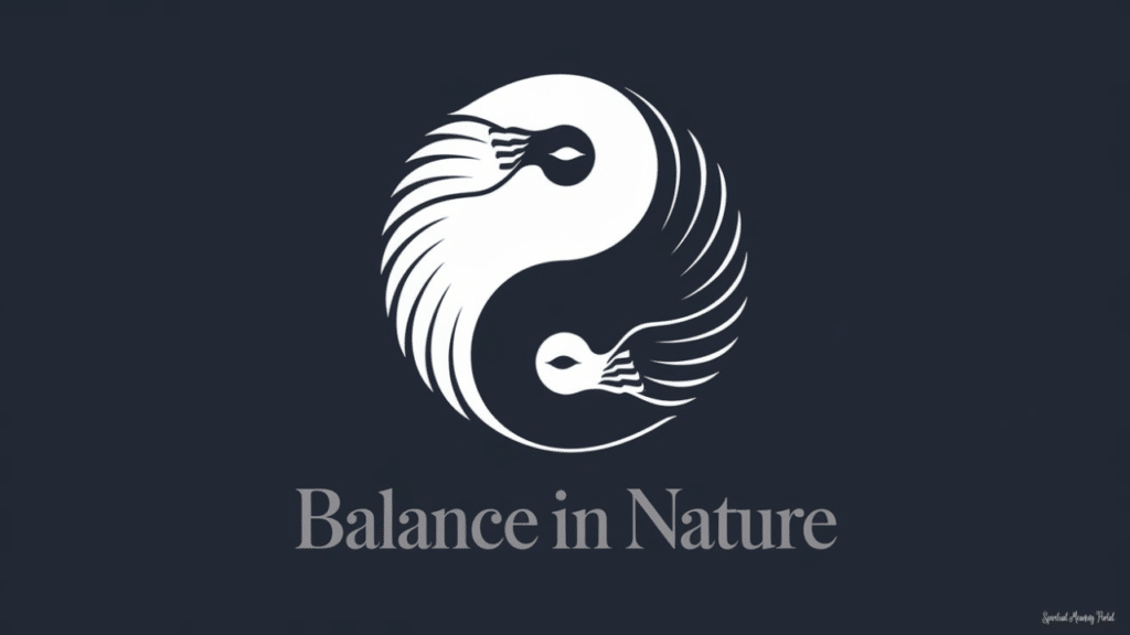 Balance: Yin and Yang in Feathered Form