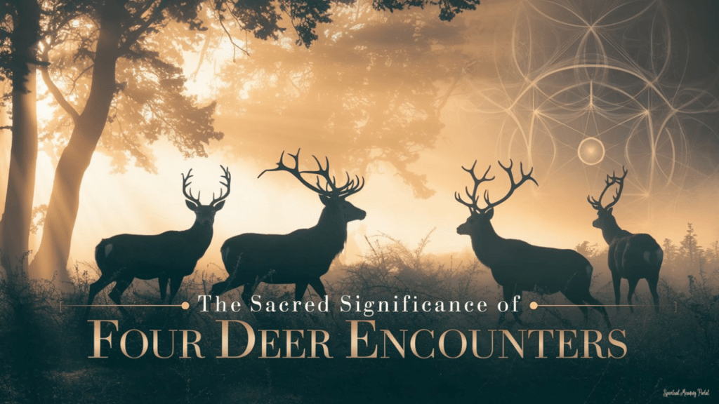 spiritual meaning of seeing 4 deer