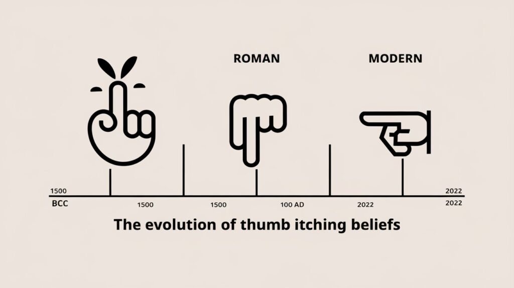 "Historical Perspectives on Right Thumb Itching" 