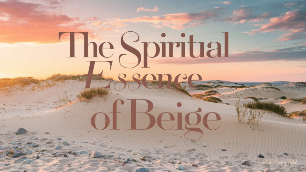 beige color spiritual meaning