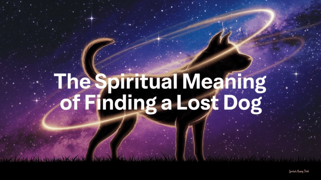 spiritual meaning of finding a lost dog