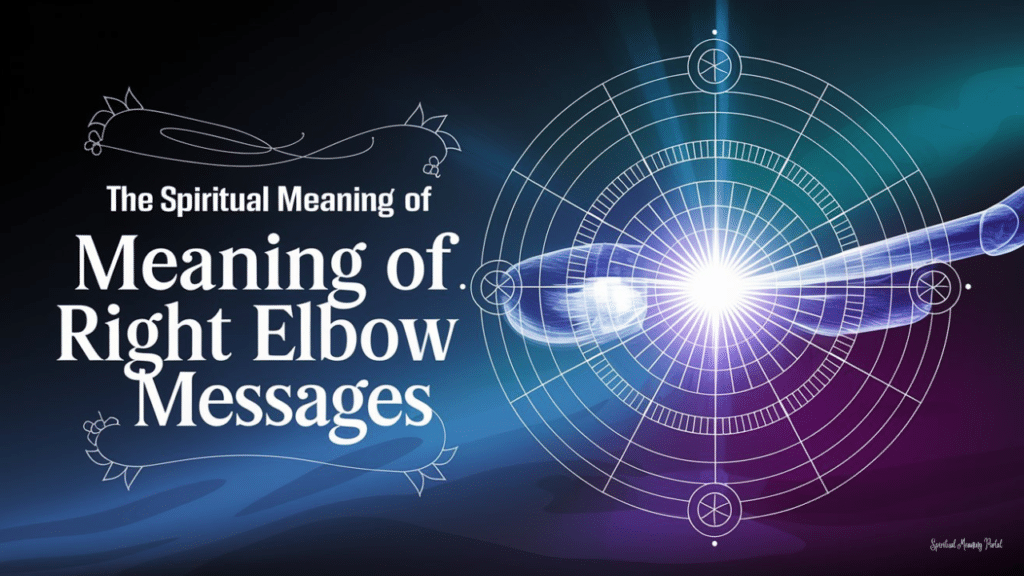 right elbow spiritual meaning