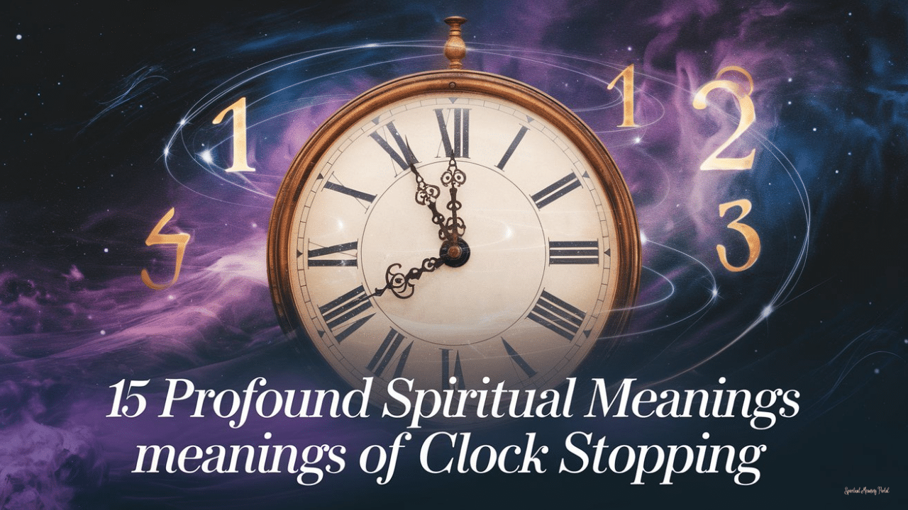 spiritual meaning of clock stopping