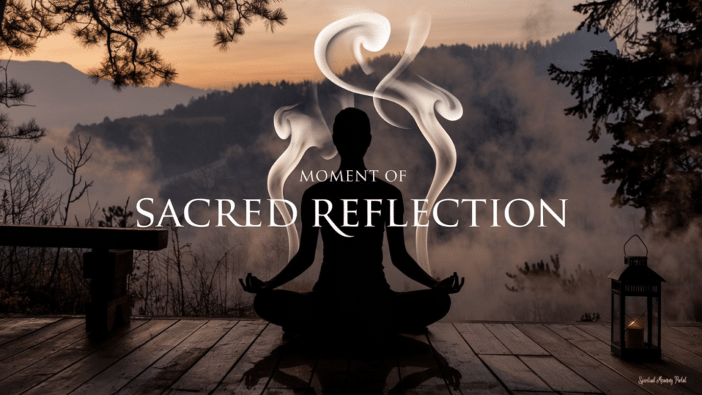 Sacred Pause and Divine Reflection