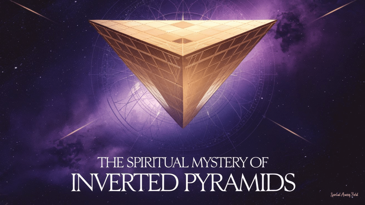 upside down pyramid spiritual meaning