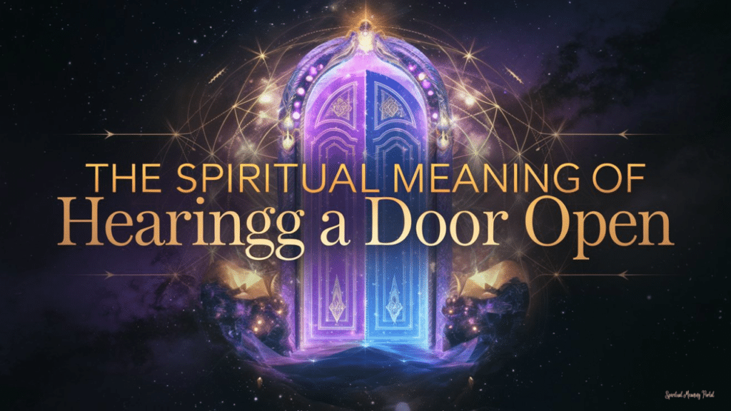 spiritual meaning of hearing a door open