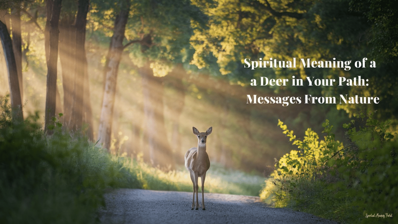 spiritual meaning deer your path