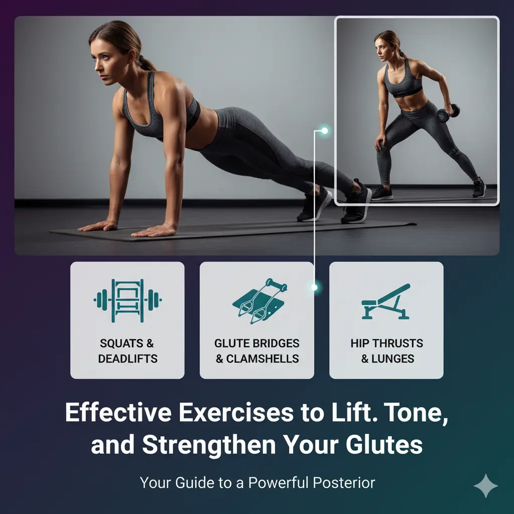 Effective Exercises to Lift, Tone, and Strengthen Your Glutes